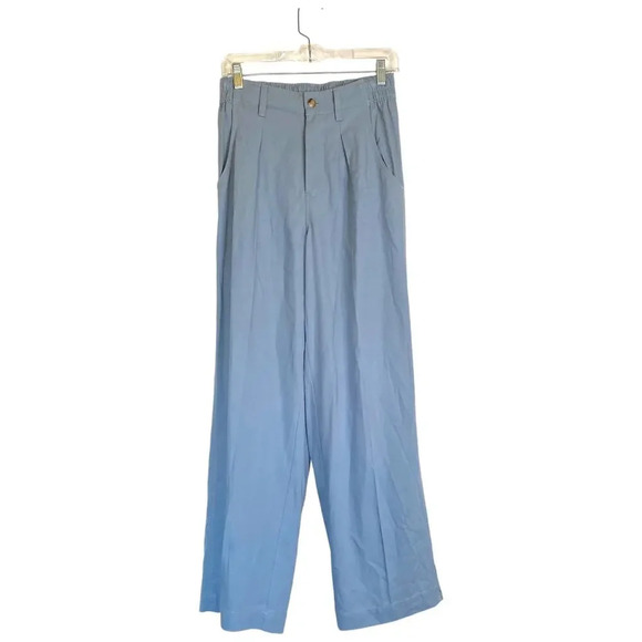 MADEWELL The Neale Straight-Leg Pant in Drapeweave Overcast Size 2 2023 Office - Picture 4 of 11